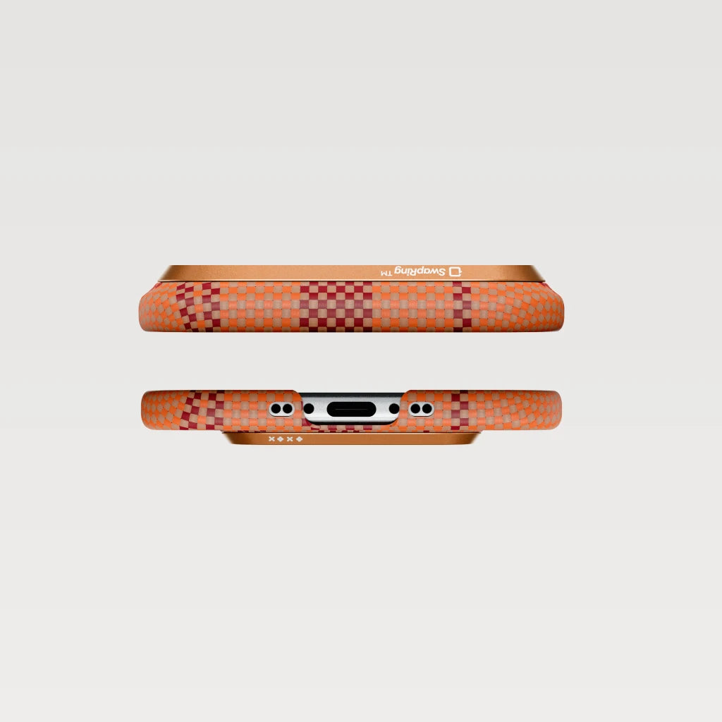 Flora in Grid Phone Cases
