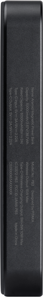 Aramid Magnetic Power Bank Qi2 10000mAh