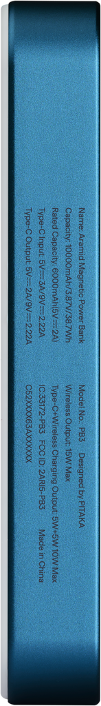 Aramid Magnetic Power Bank Qi2 10000mAh