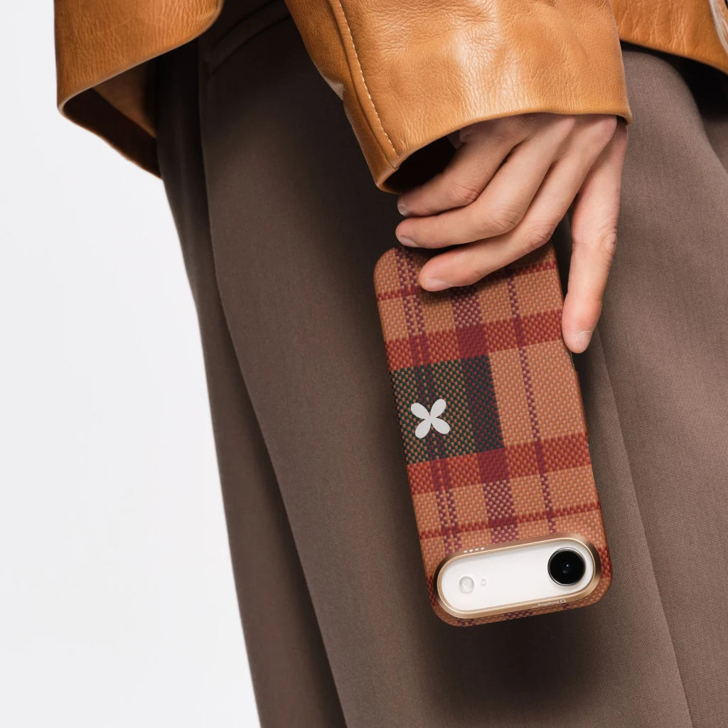 Flora in Grid Phone Cases