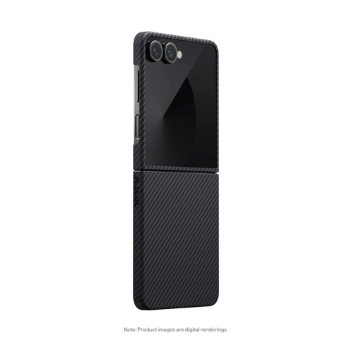 Samsung Galaxy Z Flip7 / 600D Black/Grey (Twill) | Edge Case