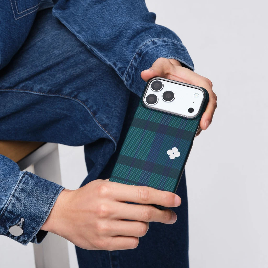 Flora in Grid Phone Cases