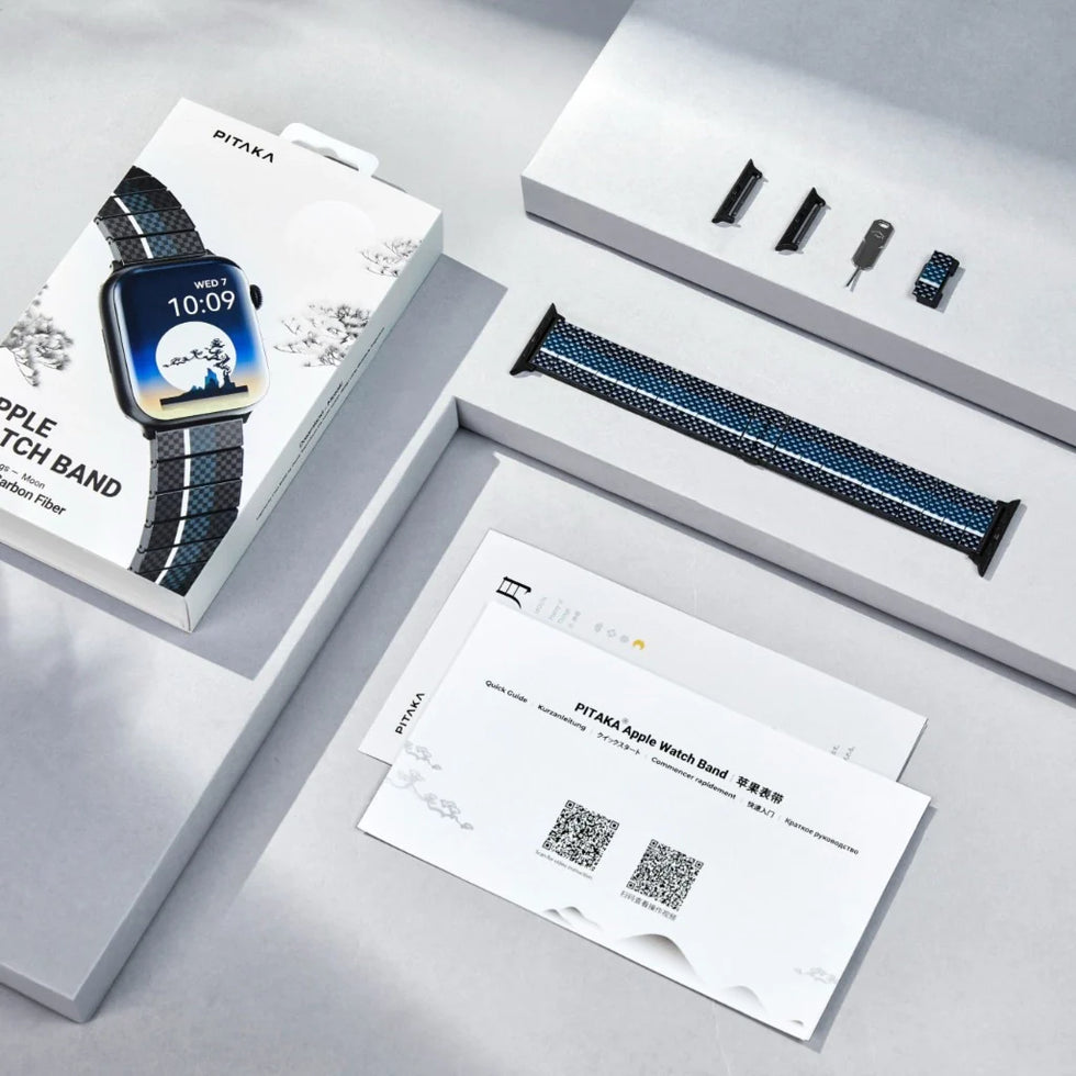 Каишка от карбонови влакна за Apple Watch
