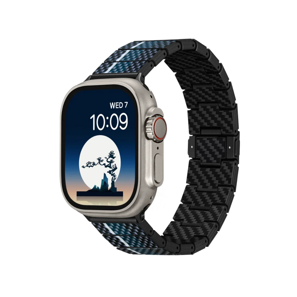 Каишка от карбонови влакна за Apple Watch