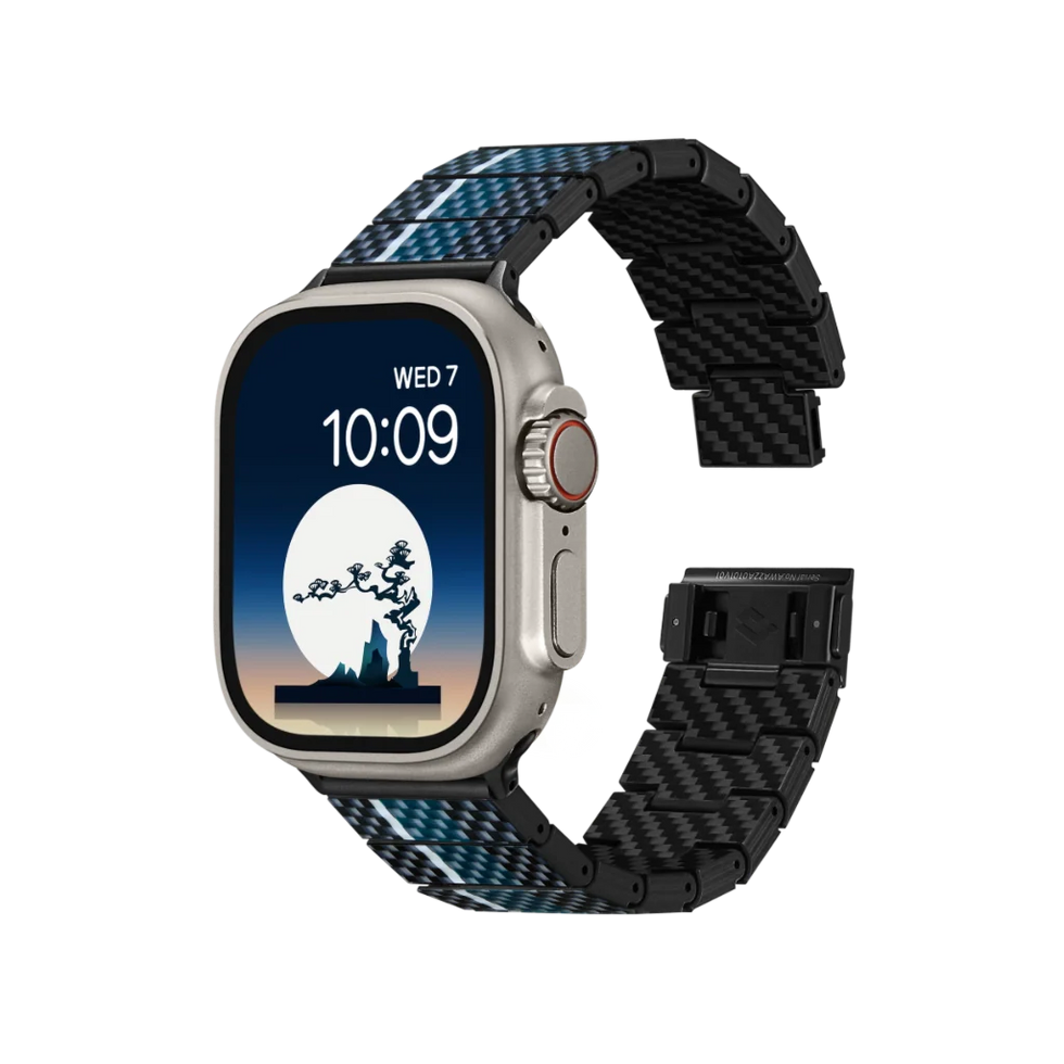 Каишка от карбонови влакна за Apple Watch