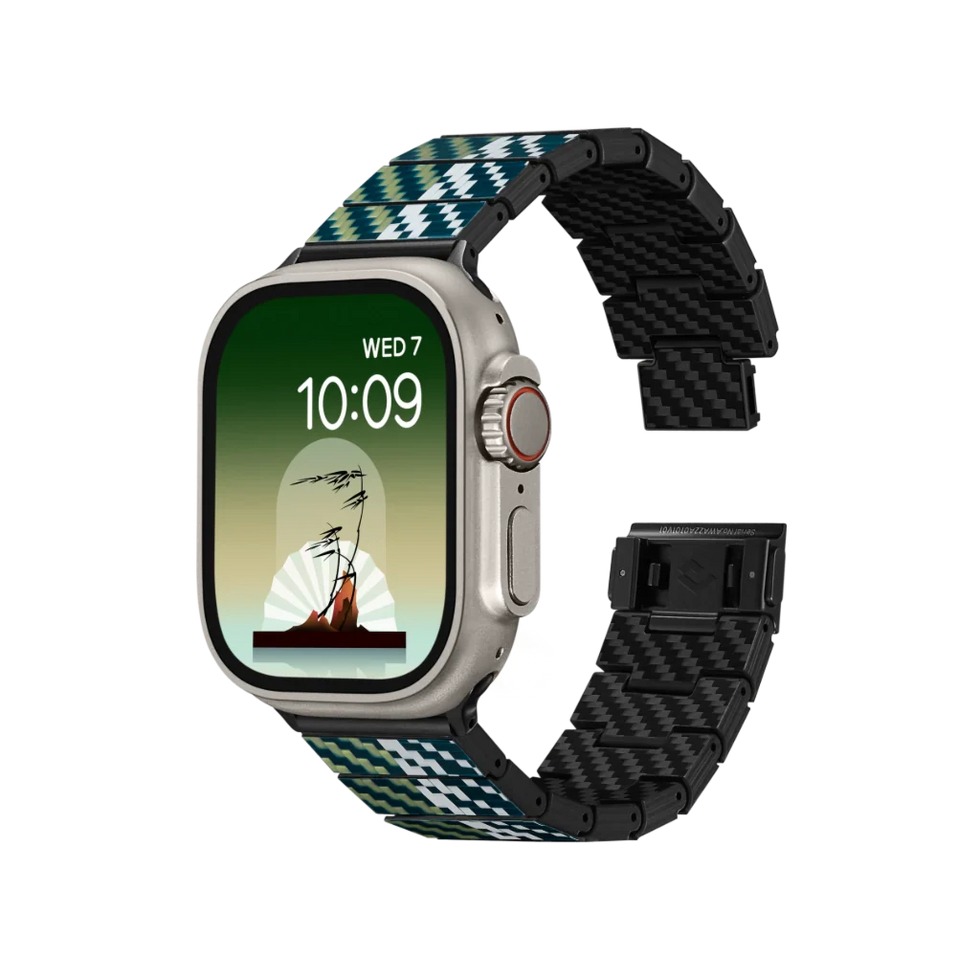 Каишка от карбонови влакна за Apple Watch