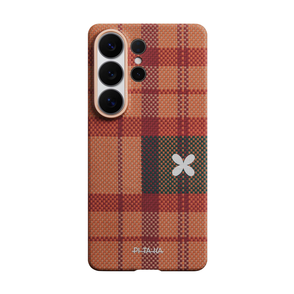 Flora in Grid Phone Cases