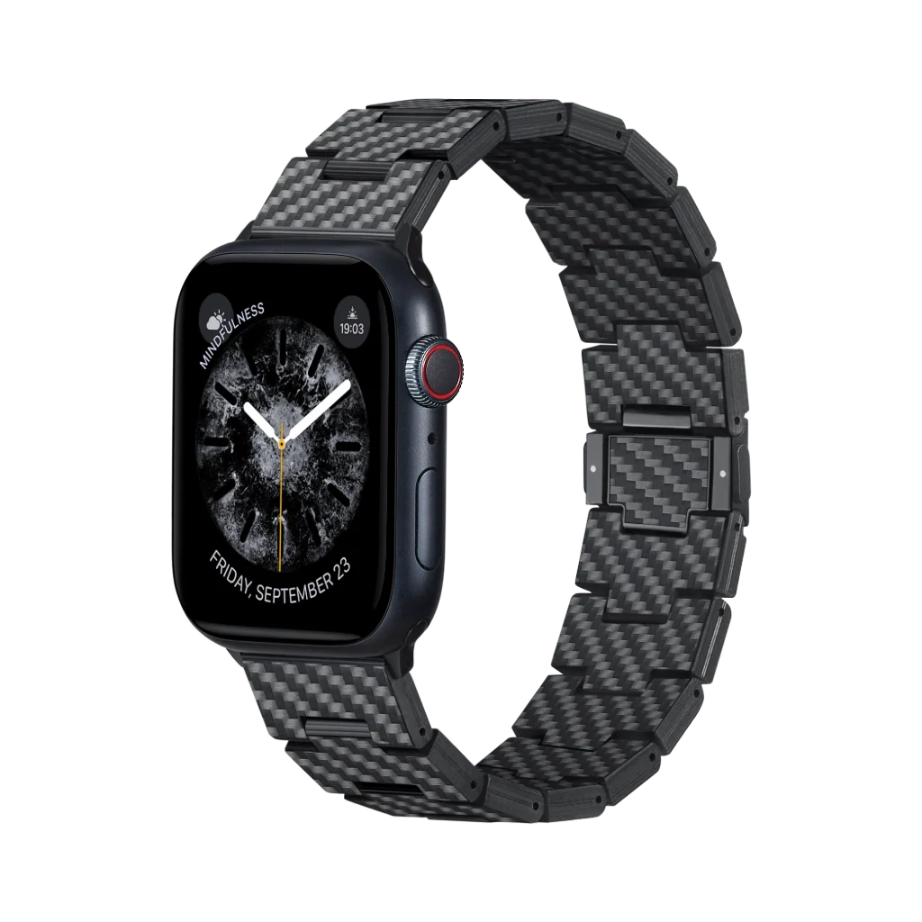 Каишка от карбонови влакна за Apple Watch